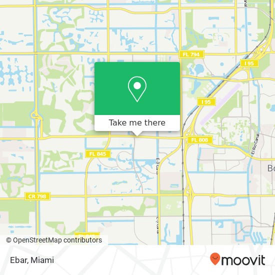 Mapa de Ebar, 5820 Glades Rd Boca Raton, FL 33431