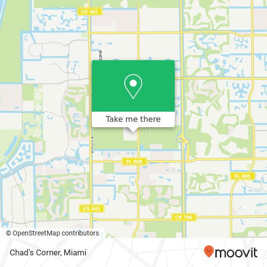 Mapa de Chad's Corner, 20101 Lyons Rd Boca Raton, FL 33434