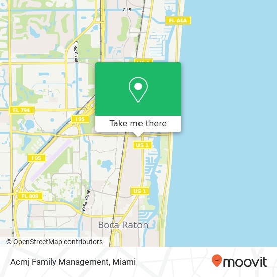 Acmj Family Management, 500 NE Spanish River Blvd Boca Raton, FL 33431 map