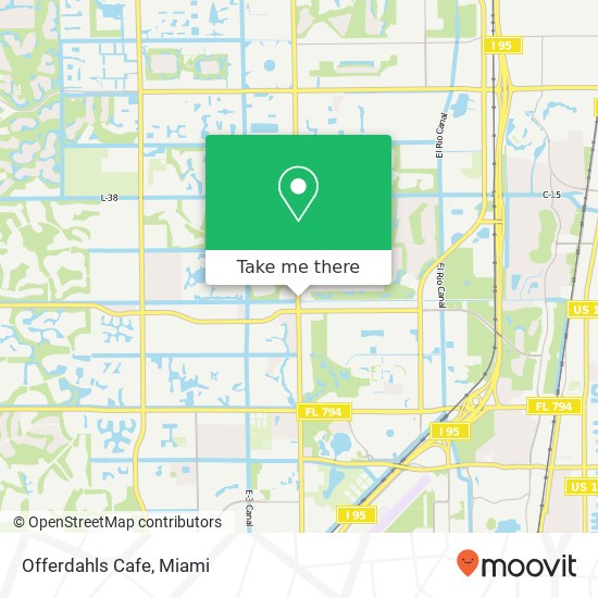 Mapa de Offerdahls Cafe, 17940 Military Trl Boca Raton, FL 33496