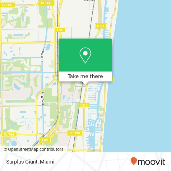 Surplus Giant, 7601 N Federal Hwy Boca Raton, FL 33487 map