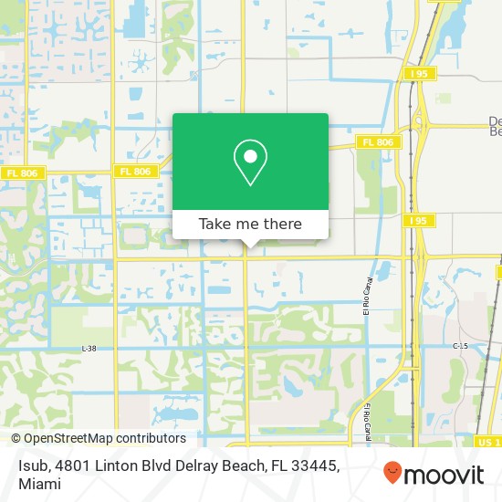 Isub, 4801 Linton Blvd Delray Beach, FL 33445 map