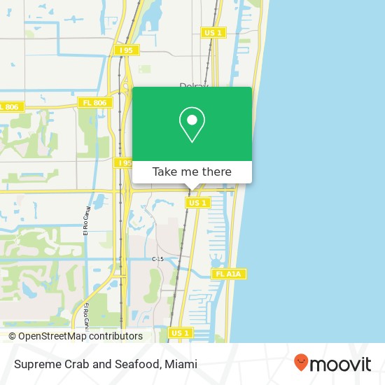 Supreme Crab and Seafood, 100 E Linton Blvd Delray Beach, FL 33483 map