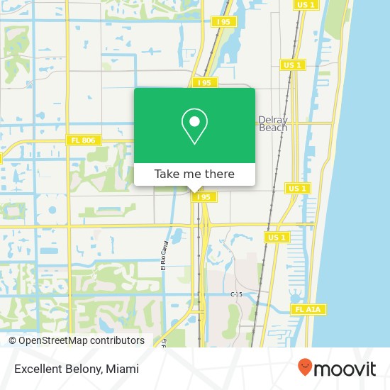 Excellent Belony, 1005 S Congress Ave Delray Beach, FL 33445 map