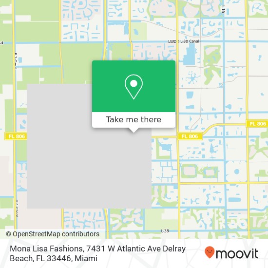 Mona Lisa Fashions, 7431 W Atlantic Ave Delray Beach, FL 33446 map