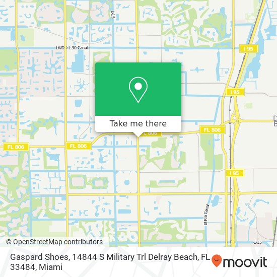 Gaspard Shoes, 14844 S Military Trl Delray Beach, FL 33484 map