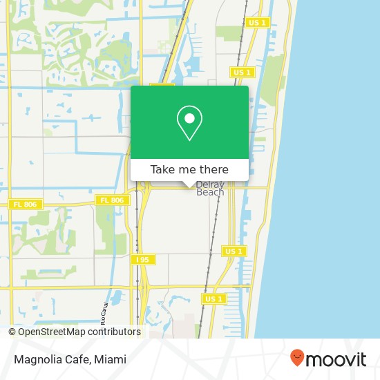 Magnolia Cafe, 25 SW 5th Ave Delray Beach, FL 33444 map