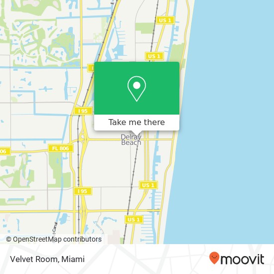 Velvet Room, 25 NE 2nd Ave Delray Beach, FL 33444 map