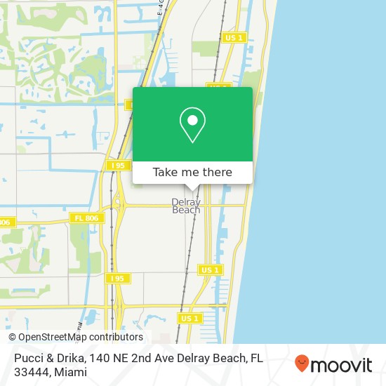 Pucci & Drika, 140 NE 2nd Ave Delray Beach, FL 33444 map