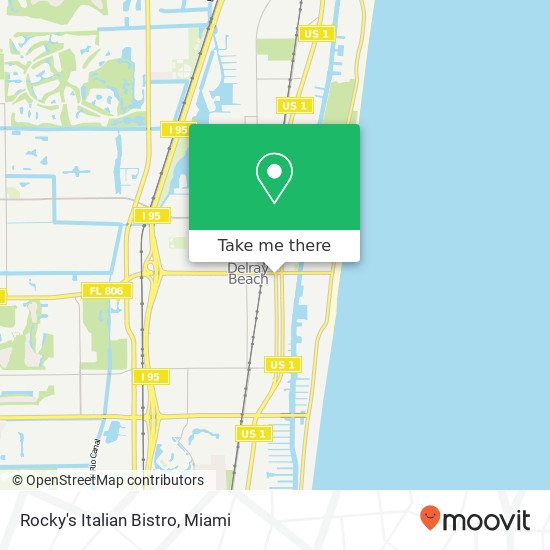 Rocky's Italian Bistro, 20 SE 5th Ave Delray Beach, FL 33483 map