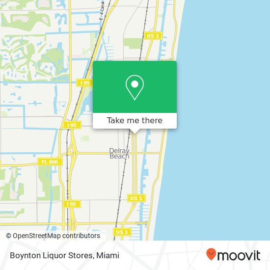 Boynton Liquor Stores map