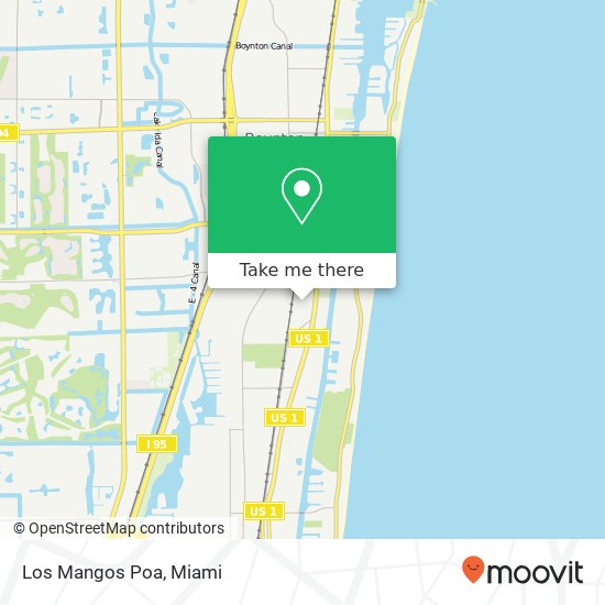 Mapa de Los Mangos Poa, 570 SE 28th Ave Boynton Beach, FL 33435