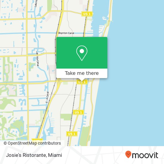 Josie's Ristorante, 1602 S Federal Hwy Boynton Beach, FL 33435 map
