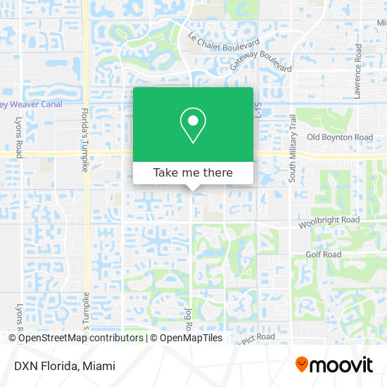 Mapa de DXN Florida