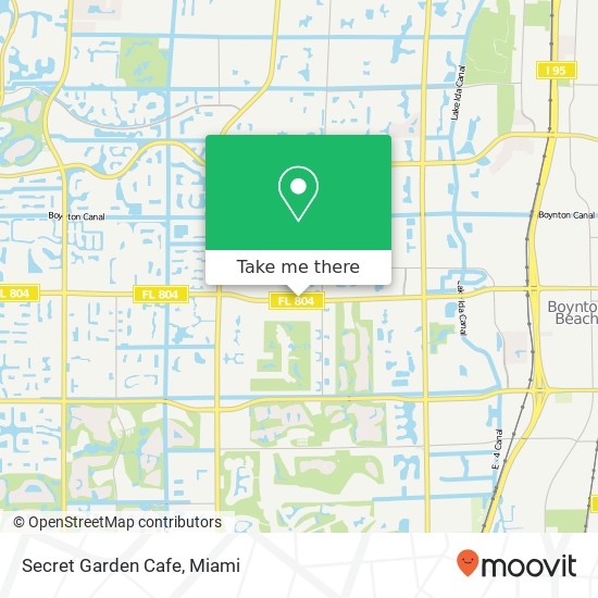 Secret Garden Cafe, W Boynton Beach Blvd Boynton Beach, FL 33436 map