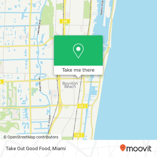 Take Out Good Food map