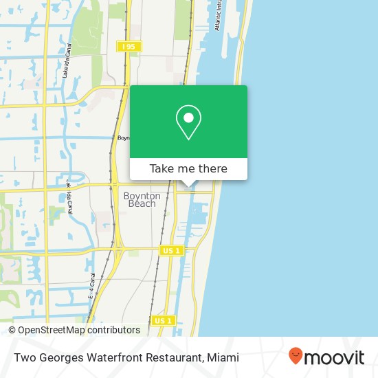 Two Georges Waterfront Restaurant, 728 Casa Loma Blvd Boynton Beach, FL 33435 map