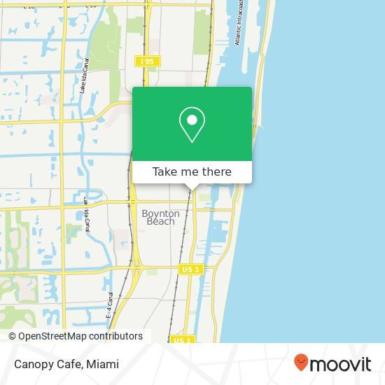 Canopy Cafe, 522 NE 4th St Boynton Beach, FL 33435 map