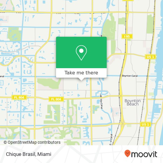 Chique Brasil, Boynton Beach, FL 33436 map