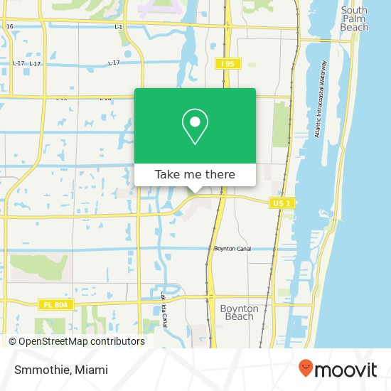 Smmothie, 1025 Gateway Blvd Boynton Beach, FL 33426 map