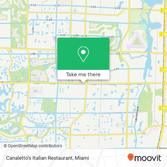 Canaletto's Italian Restaurant, 4595 Hypoluxo Rd Lake Worth, FL 33463 map