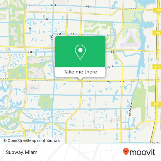 Subway, 4545 Hypoluxo Rd Lake Worth, FL 33463 map