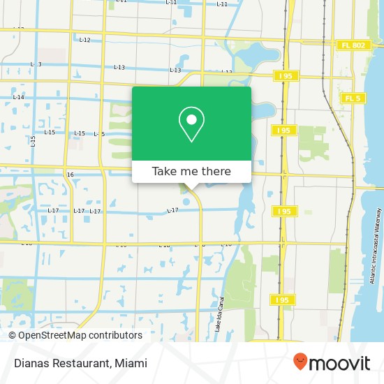 Dianas Restaurant, 6246 S Congress Ave Lake Worth, FL 33462 map