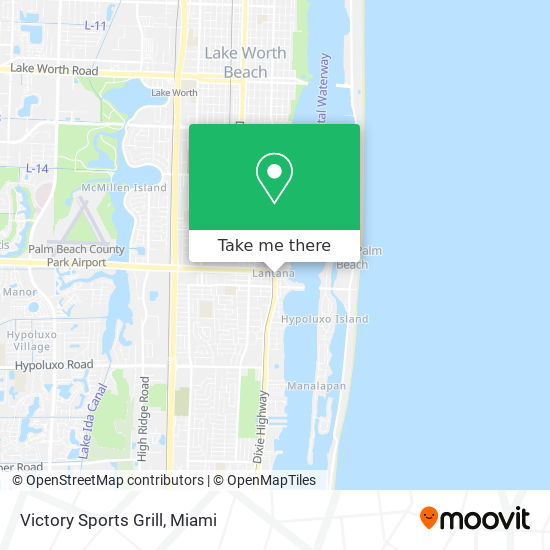 Victory Sports Grill map