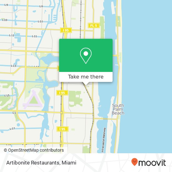 Artibonite Restaurants, 1216 S Dixie Hwy Lake Worth, FL 33460 map