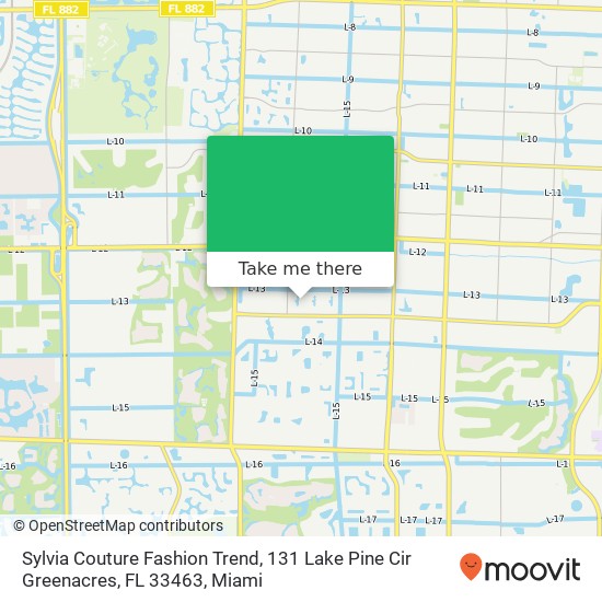 Sylvia Couture Fashion Trend, 131 Lake Pine Cir Greenacres, FL 33463 map