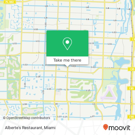 Mapa de Alberte's Restaurant, S Military Trl Lake Worth, FL 33463