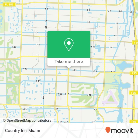 Mapa de Country Inn, 4480 S Military Trl Lake Worth, FL 33463