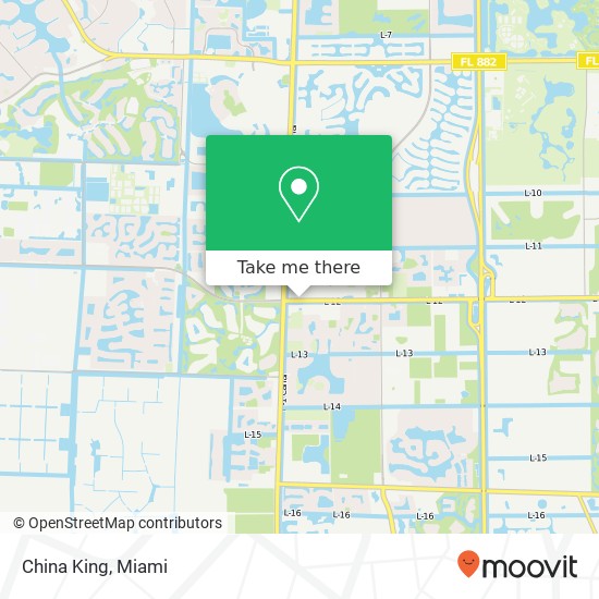 Mapa de China King, 9859 Lake Worth Rd Lake Worth, FL 33467