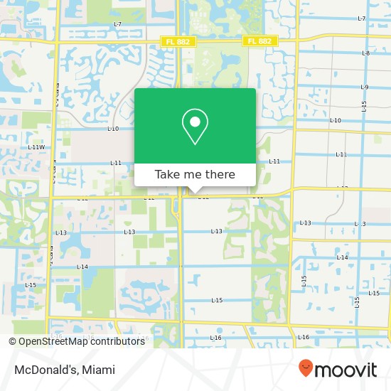 Mapa de McDonald's, 7793 Lake Worth Rd Lake Worth, FL 33467