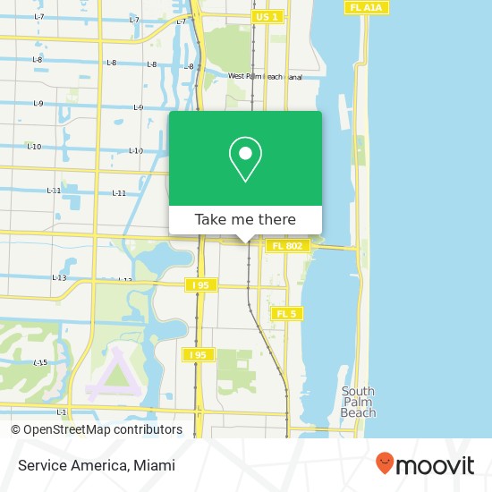 Service America, 1117 Lake Ave Lake Worth, FL 33460 map