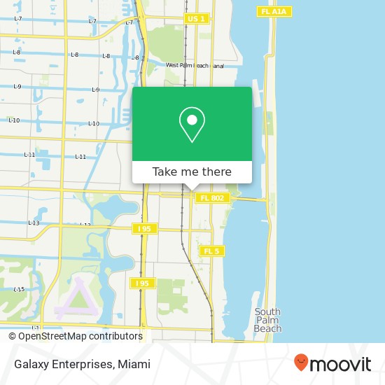 Galaxy Enterprises, 102 N Dixie Hwy Lake Worth, FL 33460 map