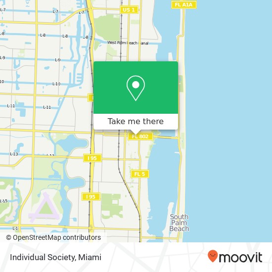 Individual Society, 506 Lake Ave Lake Worth, FL 33460 map