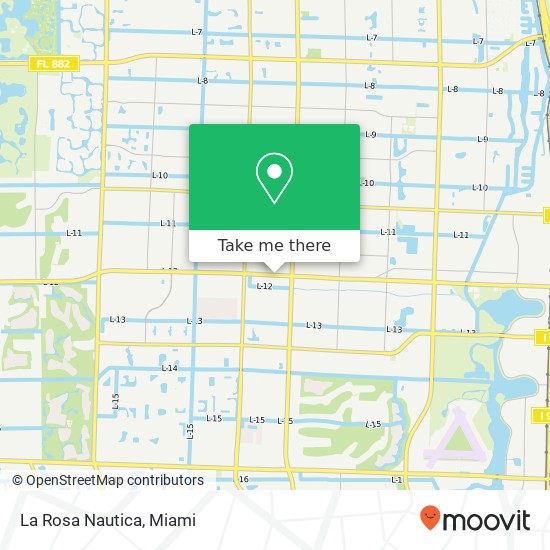 Mapa de La Rosa Nautica, 4663 Lake Worth Rd Greenacres, FL 33463