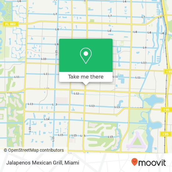 Mapa de Jalapenos Mexican Grill, 3854 S Military Trl Lake Worth, FL 33463