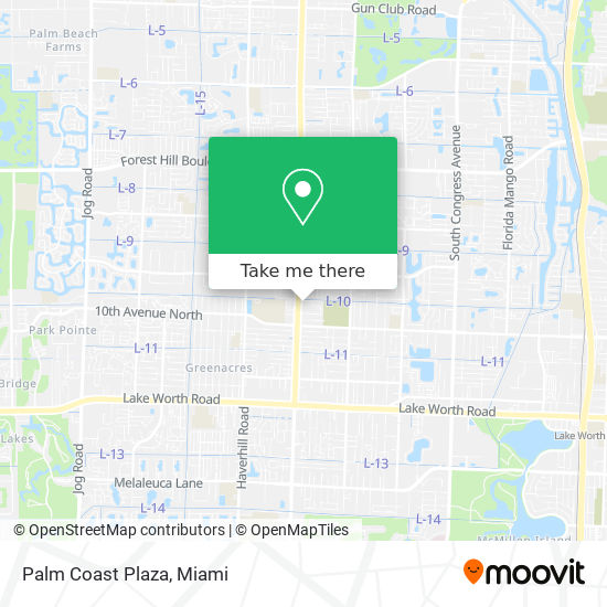 Palm Coast Plaza map