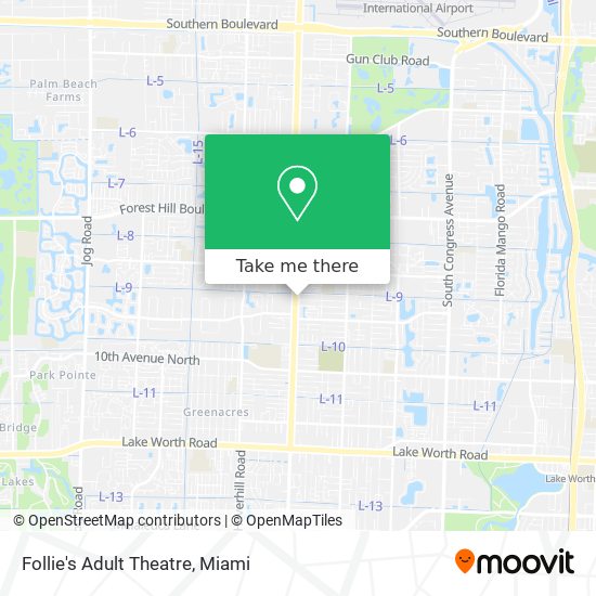 Follie's Adult Theatre map