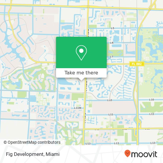 Mapa de Fig Development, 2625 S State Road 7 Wellington, FL 33414