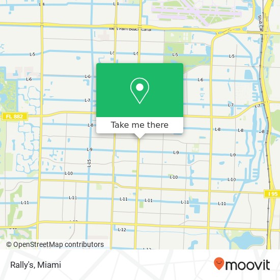 Rally's, 2270 S Military Trl West Palm Beach, FL 33415 map