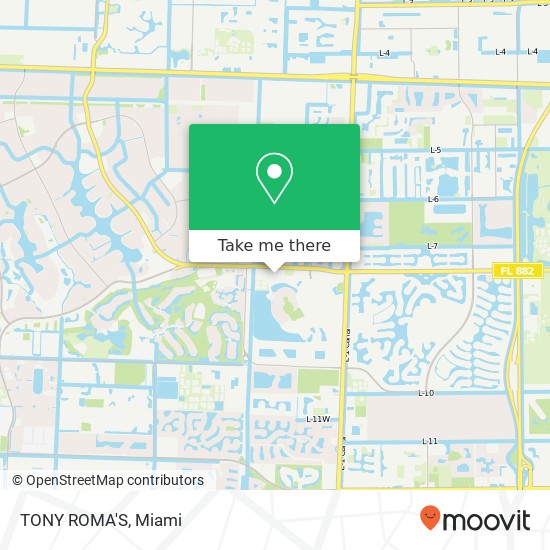 TONY ROMA'S, 10610 Forest Hill Blvd Wellington, FL 33414 map