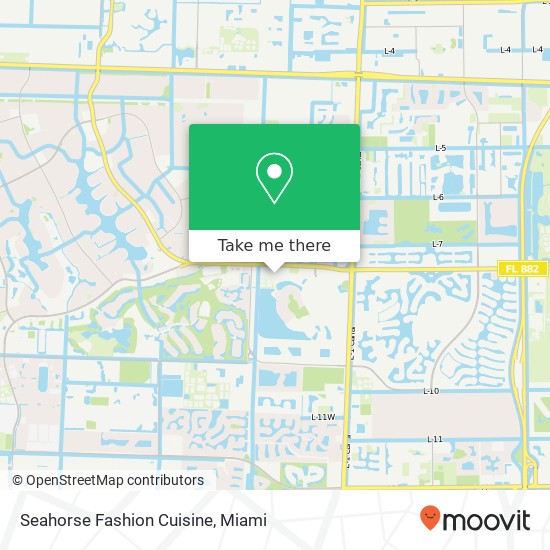 Mapa de Seahorse Fashion Cuisine, 10660 Forest Hill Blvd Wellington, FL 33414