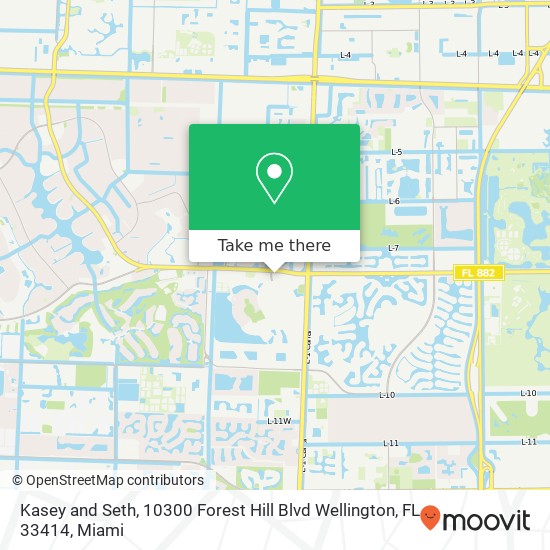 Kasey and Seth, 10300 Forest Hill Blvd Wellington, FL 33414 map