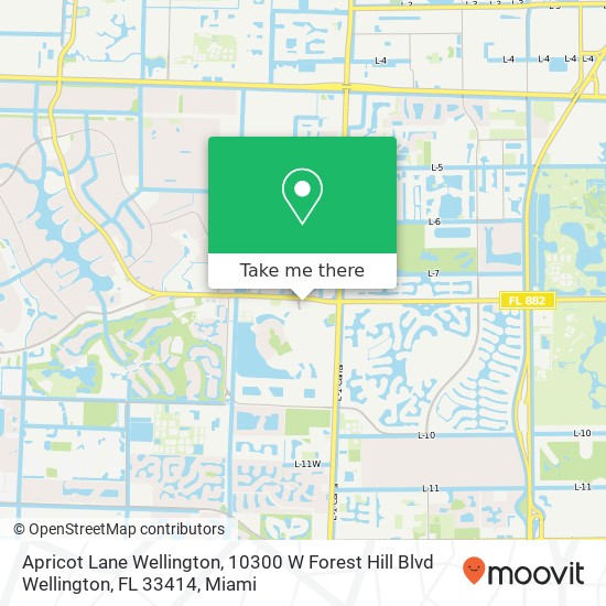 Apricot Lane Wellington, 10300 W Forest Hill Blvd Wellington, FL 33414 map