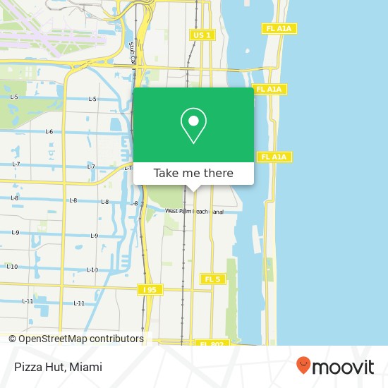 Pizza Hut, 7703 S Dixie Hwy West Palm Beach, FL 33405 map