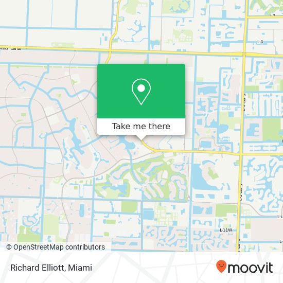 Mapa de Richard Elliott, 12230 Forest Hill Blvd Wellington, FL 33414