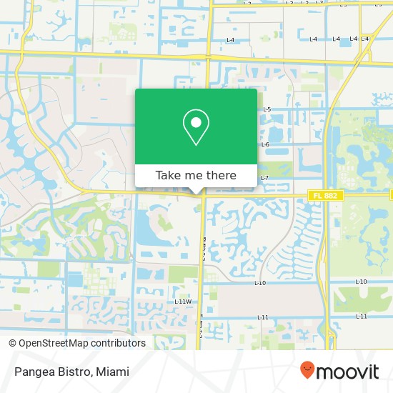 Mapa de Pangea Bistro, 10140 W Forest Hill Blvd Wellington, FL 33414